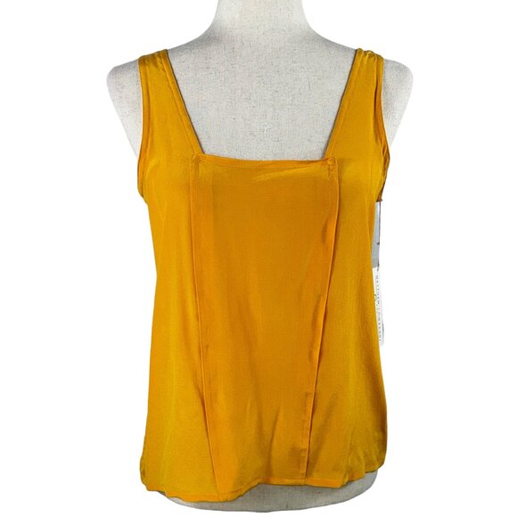 Stunning & NWT Matthew Lombardi for Banco Silk Tank in Sunflower Yellow … - Picture 1 of 11